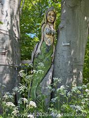 MaxSold Auction: 7’ Wooden Folk Art Mermaid - Georgian Bluffs (Ontario, Canada) SELLER MANAGED Downsizing Online Auction - Highway 6