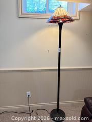 MaxSold Auction: Floor Lamp with Stained Glass Shade - Georgian Bluffs (Ontario, Canada) SELLER MANAGED Downsizing Online Auction - Highway 6