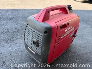 MaxSold Auction: Honda EU2000i Portable Inverter Generator  - Georgian Bluffs (Ontario, Canada) SELLER MANAGED Downsizing Online Auction - Highway 6