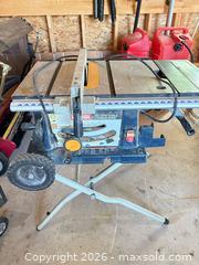 MaxSold Auction: Ryobi 10” Portable Table Saw  - Georgian Bluffs (Ontario, Canada) SELLER MANAGED Downsizing Online Auction - Highway 6