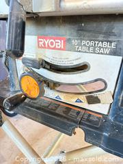 MaxSold Auction: Ryobi 10” Portable Table Saw  - Georgian Bluffs (Ontario, Canada) SELLER MANAGED Downsizing Online Auction - Highway 6