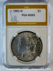 MaxSold Auction: 1901-O Morgan Silver Dollar One Dollar - Winter Haven (Florida, USA) SELLER MANAGED Estate Sale Online Auction -  6th Street North West