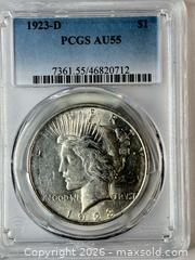 MaxSold Auction: 1923 & 1923-D Peace Dollars PCGS Slab - Winter Haven (Florida, USA) SELLER MANAGED Estate Sale Online Auction -  6th Street North West
