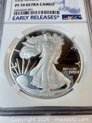 MaxSold Auction: 2022 W American Silver Eagle 1 oz Silver NGC Early Releases - Winter Haven (Florida, USA) SELLER MANAGED Estate Sale Online Auction -  6th Street North West