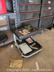 MaxSold Auction: Craftsman Metal Shelving, Tool Drawer Cabinets, Rolling Creeper - Morgan Hill (California, USA) PARTNER MANAGED Estate Sale Online Auction - Holiday Drive