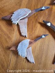 MaxSold Auction: Rustic Whitewashed Wood Wall Decor - Geese/Birds (Lot) - Morgan Hill (California, USA) PARTNER MANAGED Estate Sale Online Auction - Holiday Drive