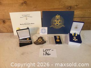 MaxSold Auction: Sons of the American Revolution Medals, Patch, Ribbon & Case - Morgan Hill (California, USA) PARTNER MANAGED Estate Sale Online Auction - Holiday Drive
