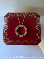 MaxSold Auction: 18k Cartier Gold + Diamond LOVE Necklace  - Toronto (Ontario, Canada) PARTNER MANAGED Estate Sale Online Auction -  Chestnut Park