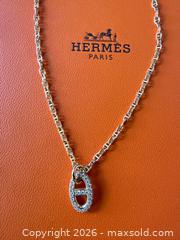 MaxSold Auction: Hermes 18k Yellow Gold + Diamond Farandole PM Necklace  - Toronto (Ontario, Canada) PARTNER MANAGED Estate Sale Online Auction -  Chestnut Park