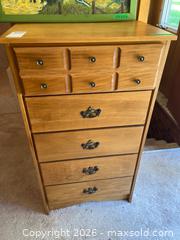 MaxSold Auction: Chest of Drawers with 6 Drawers and Mixed Hardware - South Frontenac (Ontario, Canada) PARTNER MANAGED Downsizing Online Auction - Arthur Court Lane