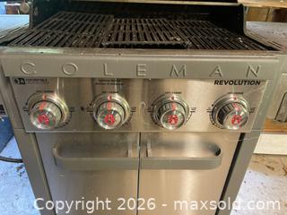 MaxSold Auction: Coleman Revolution Outdoor Gas Grill with Side Stove and Flare-Free Technology - South Frontenac (Ontario, Canada) PARTNER MANAGED Downsizing Online Auction - Arthur Court Lane