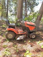 MaxSold Auction: Husqvarna YTH18542 Riding Lawn Mower - South Frontenac (Ontario, Canada) PARTNER MANAGED Downsizing Online Auction - Arthur Court Lane