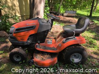 MaxSold Auction: Husqvarna YTH18542 Riding Lawn Mower - South Frontenac (Ontario, Canada) PARTNER MANAGED Downsizing Online Auction - Arthur Court Lane