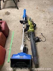 MaxSold Auction: Mastercraft 20V Snow Shovel and Radley Cordless Leaf Blower with Chargers - South Frontenac (Ontario, Canada) PARTNER MANAGED Downsizing Online Auction - Arthur Court Lane