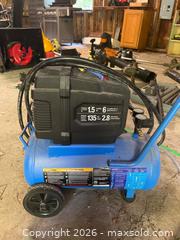 MaxSold Auction: Mastercraft 6-Gallon Air Compressor with Accessories - South Frontenac (Ontario, Canada) PARTNER MANAGED Downsizing Online Auction - Arthur Court Lane