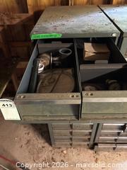 MaxSold Auction: Metal Storage Cabinet With Contents - South Frontenac (Ontario, Canada) PARTNER MANAGED Downsizing Online Auction - Arthur Court Lane