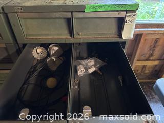 MaxSold Auction: Metal Storage Cabinet With Contents of Hardware and Tools - South Frontenac (Ontario, Canada) PARTNER MANAGED Downsizing Online Auction - Arthur Court Lane