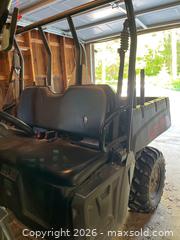 MaxSold Auction: Polaris Ranger Utility Vehicle with Red Body and Black Trim, 4XARH45A1BB416601 - South Frontenac (Ontario, Canada) PARTNER MANAGED Downsizing Online Auction - Arthur Court Lane