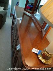 MaxSold Auction: Traditional Medium Brown Dresser with Tri-Fold Mirror - Winter Haven (Florida, USA) PARTNER MANAGED Estate Sale Online Auction - Jardin Lane