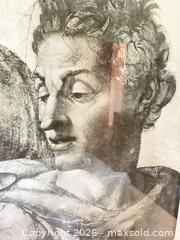 MaxSold Auction: 2 Prints: Pixelated Stylized Abe Lincoln, Michelangelo Style Sketch B - Toronto (Ontario, Canada) Estate Sale Online Auction - Sparkhall Avenue