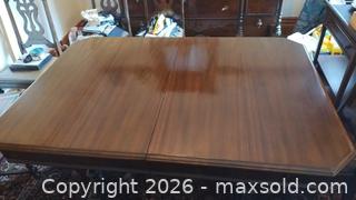 MaxSold Auction: Antique/Vintage Solid Wood Dining Table with Removable Leaf D - Toronto (Ontario, Canada) Estate Sale Online Auction - Sparkhall Avenue