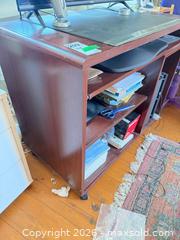MaxSold Auction: Computer Desk with Keyboard Tray & Casters D - Toronto (Ontario, Canada) Estate Sale Online Auction - Sparkhall Avenue