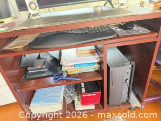MaxSold Auction: Computer Desk with Keyboard Tray & Casters D - Toronto (Ontario, Canada) Estate Sale Online Auction - Sparkhall Avenue