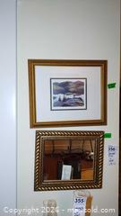 MaxSold Auction: Framed Signed Print, and Mirror B - Toronto (Ontario, Canada) Estate Sale Online Auction - Sparkhall Avenue
