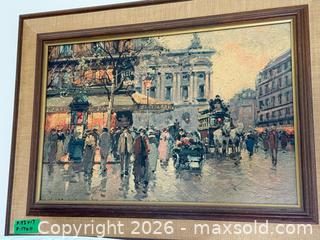 MaxSold Auction: Prints: Julien Dupré (attributed), and Painting — City and Pastoral Scenes D - Toronto (Ontario, Canada) Estate Sale Online Auction - Sparkhall Avenue