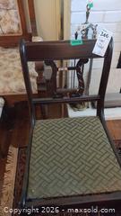 MaxSold Auction: Side Table and Upholstered Seat Lyre Back Chair C - Toronto (Ontario, Canada) Estate Sale Online Auction - Sparkhall Avenue