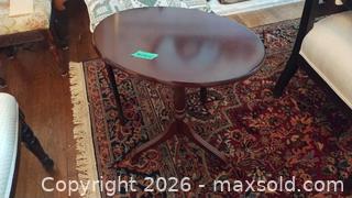 MaxSold Auction: Side Table and Upholstered Seat Lyre Back Chair C - Toronto (Ontario, Canada) Estate Sale Online Auction - Sparkhall Avenue