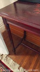MaxSold Auction: Solid Mahogany Side Table with Turned Spindle Legs D - Toronto (Ontario, Canada) Estate Sale Online Auction - Sparkhall Avenue