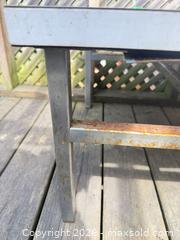 MaxSold Auction: Stainless Steel Top Metal Table with Humane Trap and Small Saucepan C - Toronto (Ontario, Canada) Estate Sale Online Auction - Sparkhall Avenue