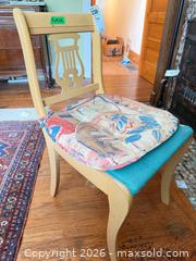 MaxSold Auction: Wooden Lyre Back Hepplewhite Style Chair with Padded Seat C - Toronto (Ontario, Canada) Estate Sale Online Auction - Sparkhall Avenue