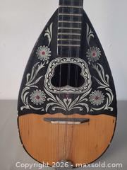 MaxSold Auction: Bouzouki Teardrop Body 4-String Spruce Top, Black/Natural - Toronto (Ontario, Canada) PARTNER MANAGED Reseller Online Auction - Queen Street West