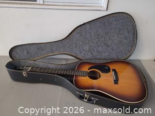 MaxSold Auction: Epiphone Sunburst Dreadnought Acoustic Guitar in case - Toronto (Ontario, Canada) PARTNER MANAGED Reseller Online Auction - Queen Street West