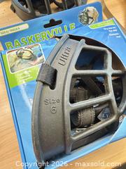 MaxSold Auction: Baskerville Muzzle (Sizes 5 & 6) with Grooming Gloves & Shedding Tool - Saanich (British Columbia, Canada) SELLER MANAGED Downsizing Online Auction - Sunnygrove Place