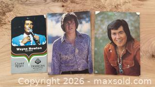 MaxSold Auction: Wayne Newton and Bobby Sherman Las Vegas postcard memorabilia  - Saanich (British Columbia, Canada) SELLER MANAGED Downsizing Online Auction - Sunnygrove Place