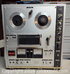 MaxSold Auction: Vintage Sony three-head stereo tape Reel to Reel recorder TC-630 - Walworth (New York, USA) SELLER MANAGED Downsizing Online Auction - High Street
