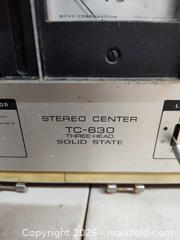 MaxSold Auction: Vintage Sony three-head stereo tape Reel to Reel recorder TC-630 - Walworth (New York, USA) SELLER MANAGED Downsizing Online Auction - High Street