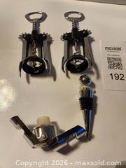 MaxSold Auction: wine opener and stopper - Vancouver (British Columbia, Canada) SELLER MANAGED Downsizing Online Auction - West 6th Avenue (CONDO)