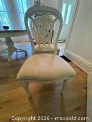 MaxSold Auction: 4 Dining Chairs with Fabric Seats  - Gananoque (Ontario, Canada) SELLER MANAGED Downsizing Online Auction -  Windsor Drive