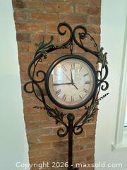 MaxSold Auction: Wrought Iron Clock  - Gananoque (Ontario, Canada) SELLER MANAGED Downsizing Online Auction -  Windsor Drive