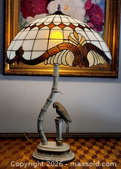 MaxSold Auction: Large Art Nouveau Tiffany Style Lamp - Newmarket (Ontario, Canada) SELLER MANAGED Downsizing Online Auction - Amberlee Court