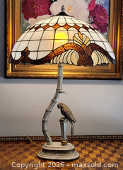 MaxSold Auction: Large Art Nouveau Tiffany Style Lamp - Newmarket (Ontario, Canada) SELLER MANAGED Downsizing Online Auction - Amberlee Court