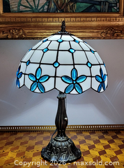 MaxSold Auction: Tiffany Style Art Nouveau Type Table Lamp - Newmarket (Ontario, Canada) SELLER MANAGED Downsizing Online Auction - Amberlee Court