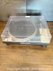 MaxSold Auction: Denon Direct-Drive Turntable, 33/45 RPM, Black - Toronto (Ontario, Canada) SELLER MANAGED Downsizing Online Auction - Todd Baylis Boulevard (STORAGE)