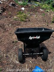 MaxSold Auction: Agrifab Tow- behind broadcast spreader - Bel Air (Maryland, USA) SELLER MANAGED Estate Sale Online Auction -  Lundy Lane