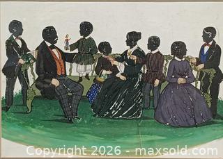 MaxSold Auction: Antique Original Watercolor Dated 1856 - Toronto (Ontario, Canada) PARTNER MANAGED Reseller Online Auction - Queen Street West