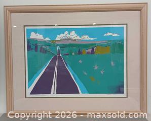 MaxSold Auction: 'Highway North' Limited Edition Silkscreen by Canadian Artist Vesa Peltonen Signed  - Toronto (Ontario, Canada) PARTNER MANAGED Reseller Online Auction - Queen Street West